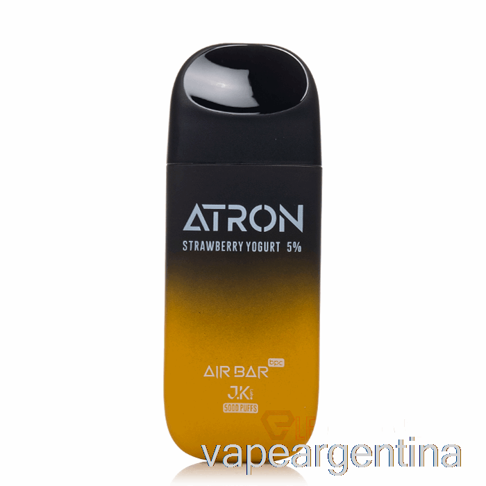 Air Bar Atron 5000 Vaporizador Desechable De Yogur De Fresa Descartable